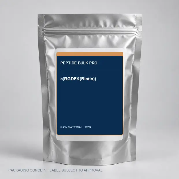 c(RGDFK(Biotin)) packaging concept
